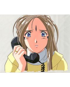 AMG-120 anime cel Belldandy on phone OVA.  $399.99