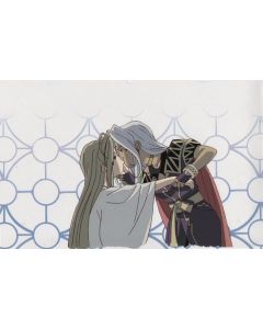 AMG-421 Young Urd gives Belldandy the potion to forget Celestine!!  Ah My Goddess Movie anime cel $299.99