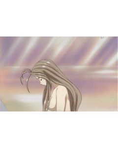 AMG-552 Naked Belldandy rising from water during dream sequence!! - Ah My Goddess Movie anime cel $350.00