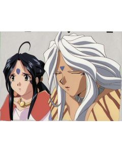 AMG-585 Skuld & Urd  - Ah My Goddess OVA anime cel $199.99