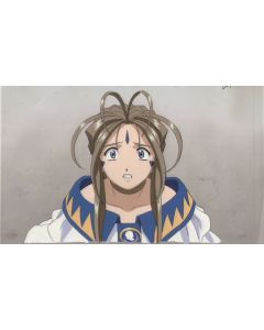 AMG-652 Belldandy after she kills the Punishment Angels COPY BACKGROUND - Ah My Goddess Movie anime cel $299.99