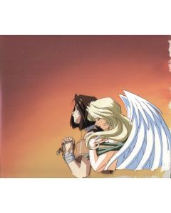 AMG-655  Peorth and her angel singing!! OVERSIZED PAN CEL - WITH BACKGROUND - Ah My Goddess Movie anime cel $999.99