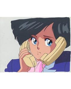 BGC-034 Linna w/2 phones! - Bubblegum Crisis OVA anime cel $250.00