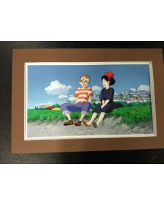Ghibli Print Kiki DS - Licensed Ghibli print (27 x 42 cm) for " Kiki's Delivery Service" from 2016 calender (Matte not included!!)