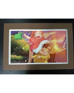 Ghibli Print Ponyo - Licensed Ghibli print (27 x 42 cm) for " Ponyo" from 2016 calender (Matte not included!!)