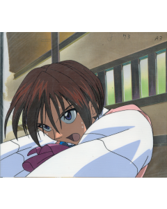 RRKenshin-183 - Ru Rouni Kenshin anime cel (color copy background)
