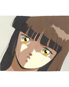 VPMiyu-OVA10 - Miyu crying  - Vampire Princess Miyu anime cel