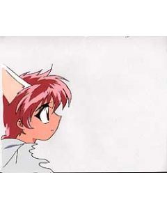 Magic Knight Rayearth-107 - Magic Knight Rayearth TV anime cel (Hikaru With cat ears)