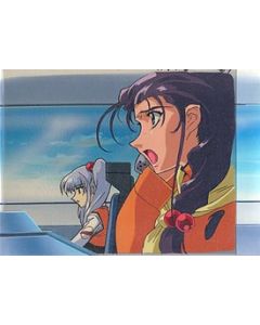 Nadesico-061 - Ruri   anime cel w/ Matching background